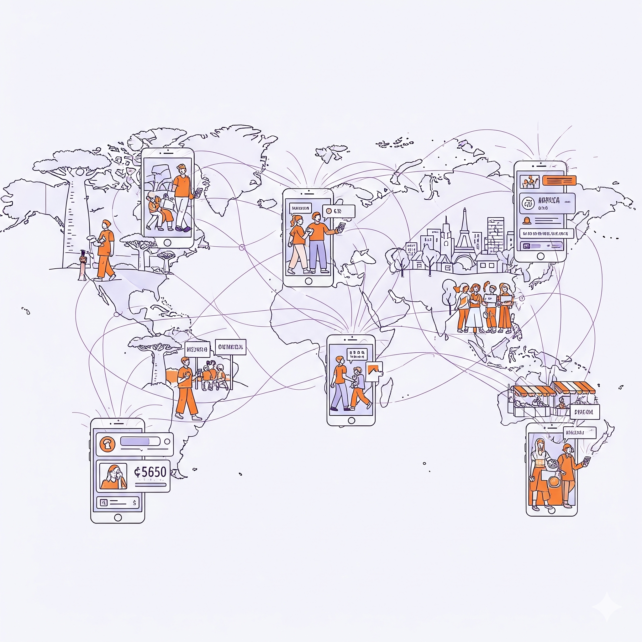 Grassroots movement and community ownership concept